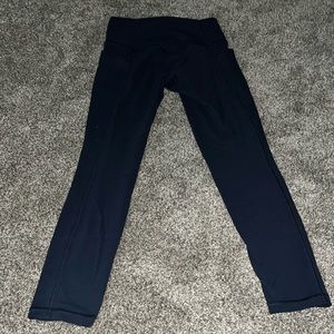 Athleta Leggings-Navy Blue